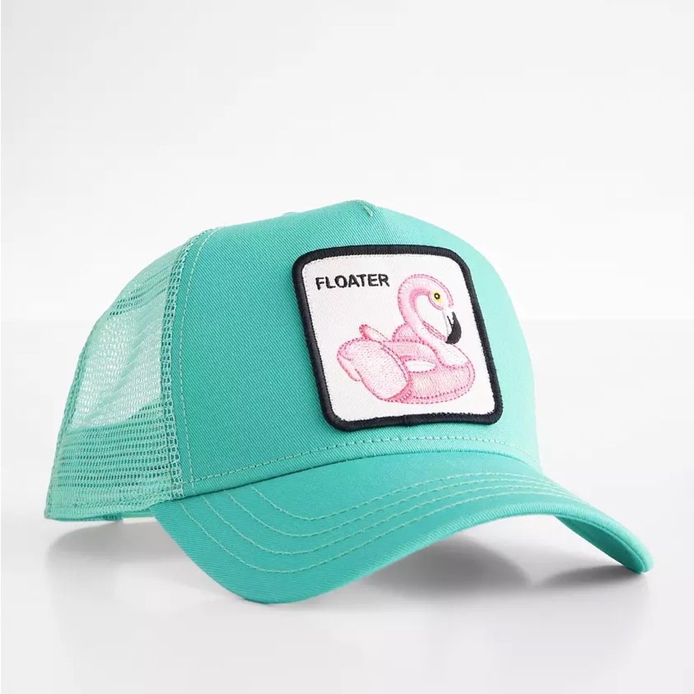 Goorin Bros. Flamingo Floater Upper Decker The Farm Blue Trucker Hat